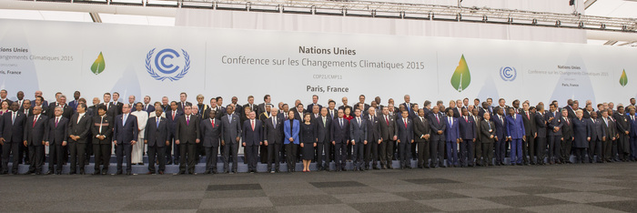 Family Photo of Leaders at COP21 7 UN photo/Rick Bajornas
